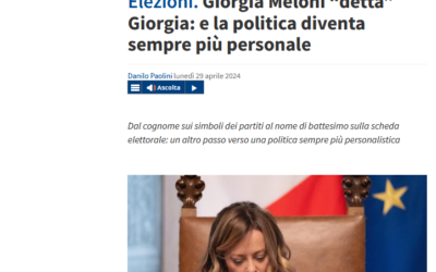 Papa Francesco e l’arte, Gior-gia e l’Europa